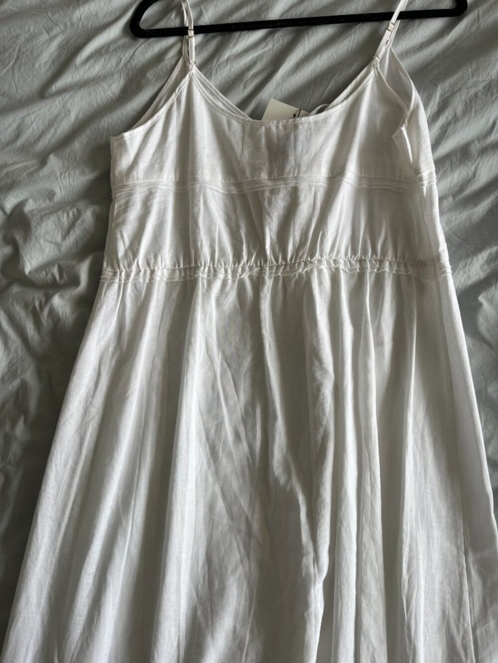 DISSH Mimi White Linen Midi Dress NWT Size 8/12 - Picture 5 of 5